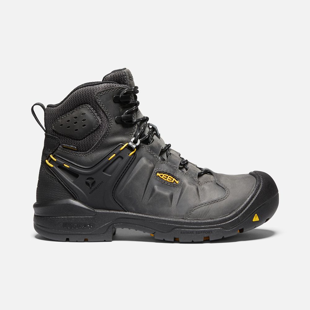 Keen Trekking Bot Erkek Siyah - Dover 6" Wp (Carbon-Fiber Toe) - Türkiye SJPT60798